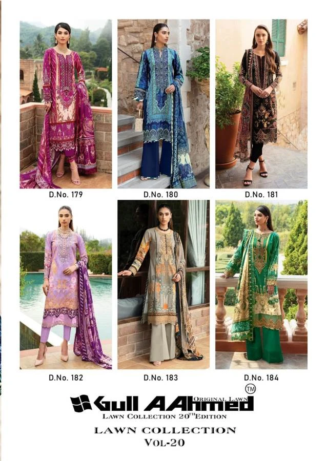 Gull Ahmed Lawn Vol-20 - Dress Material